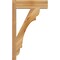 Ekena Millwork Olympic Block Rough Sawn Outlooker, Western Red Cedar, 6"W x 18"D x 30"H OUT06X18X30OLY05RWR - alternate 3